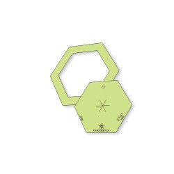 Hexágono 2,5" polegadas com borda - 26462