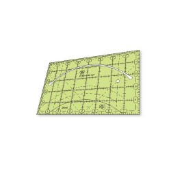 Régua para Patchwork 5" x 8" pol com curva - QCR Mini - 26486