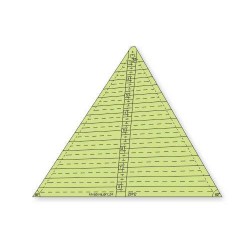 Régua para Patchwork Triângulo 60 graus x 8,5" pol x 6 pétalas - 26139