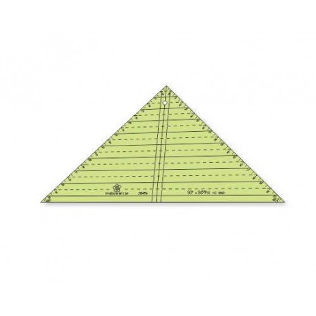 Régua Para Patchwork Triângulo 90 graus x 9,5" polegadas - 26459
