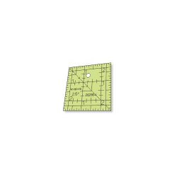 Régua para Patchwork - Quadrado 2,5" pol simples - 26286